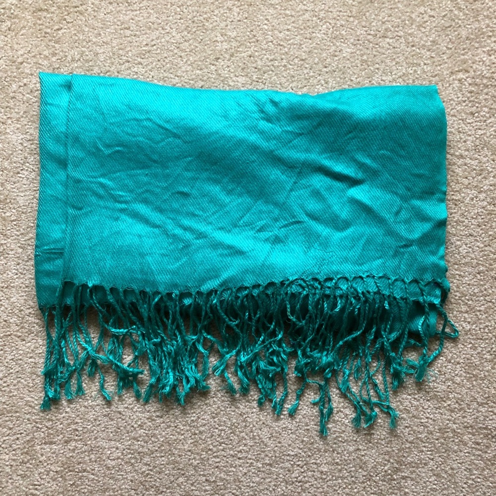 Teal Pashmina Scarf